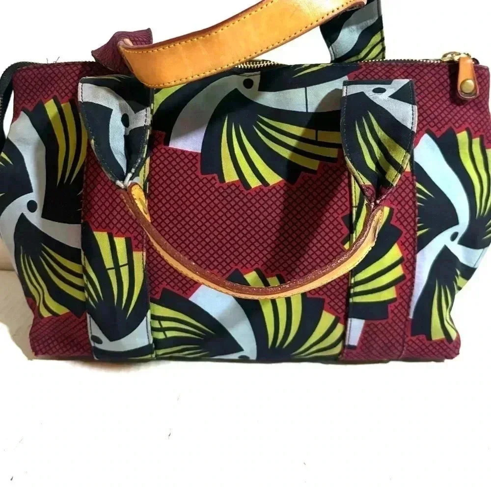 MZ Wallace multicolor print satchel handbag